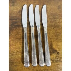 Vintage Wallace Harmony House Stainless Knives Lot 4 Knife 8"